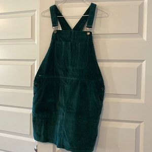 Green corduroy jumper - like new!